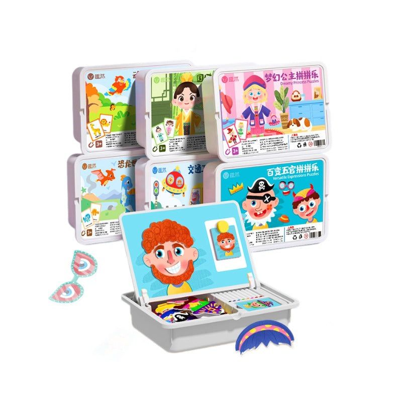 š„While Supplies Last 40% OFF!š Magnetic Puzzle Dress-Up Game Children's Double-Sided Educational Toy Portable Preschool Learning Toy
