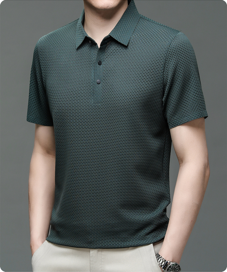 🔥HOT SALE 49% OFF🔥Men's Breathable Ice Silk Short Sleeve Shirt