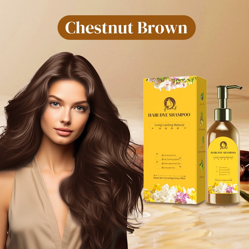 🔥Exclusive 2025 Luxury Sale✨🎁Long Lasting Natural Hair Dye Shampoo
