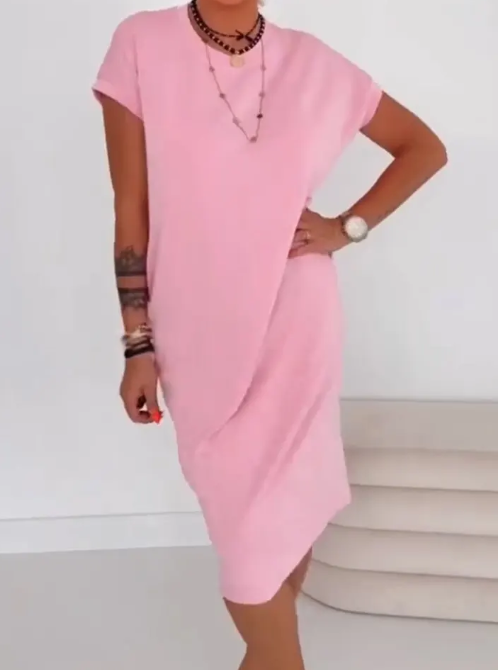 👖✨ 50% OFF TODAY! ⏰💐Women's Casual Short Sleeve T-Shirt Dress