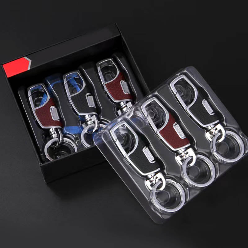 Business Style One-Press Open Keychain