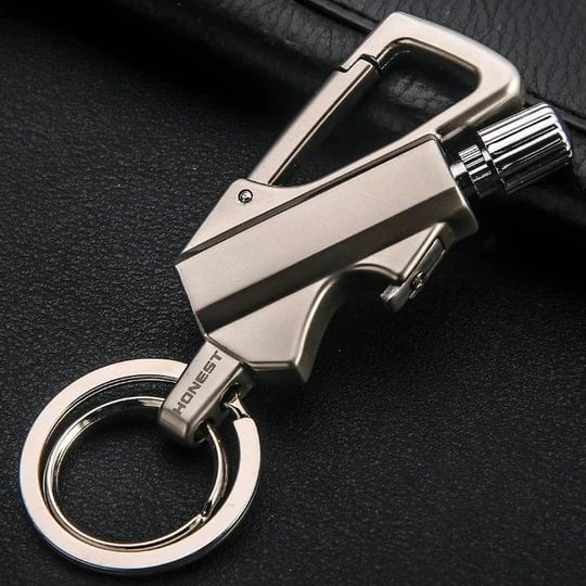 ✨LAST DAY 49% OFF - Permanent Match Infinity Lighter with Multitool Keychain Bottle Opener