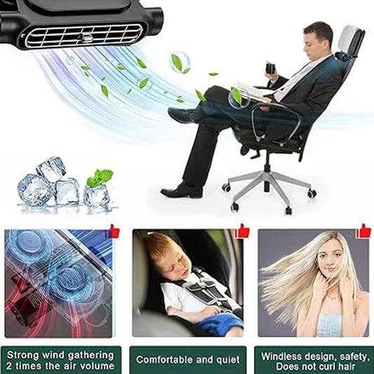 ⏳ Limited time 50% off! 💥USB Car Headrest Cooling Fan with 3 Speeds