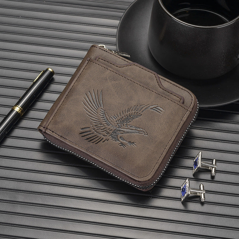 š„2025 Hot Saleš„Men's Eagle Embossed Wallet