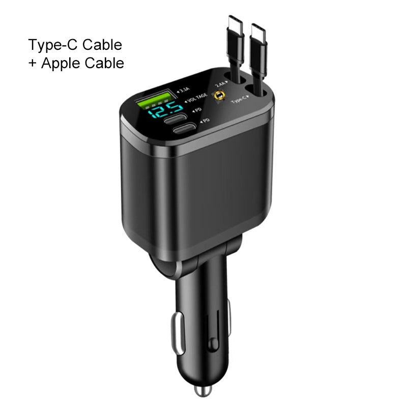 🎅🏻Christmas Sale 50% OFF!!🎁Car Fast Charger with Starry Sky Ambient Lighting