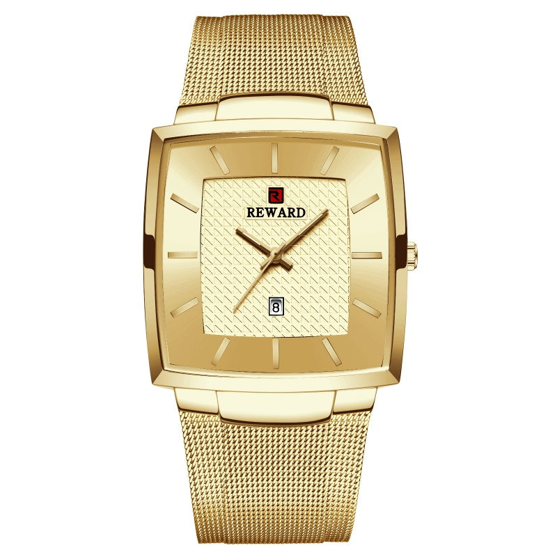 🖤 Black Friday Topper! 50% OFF ✨ Ultra-Thin Square Quartz Watch (Mesh Strap) – 9mm Slim, 3ATM Water Resistant & Fashion Design (Perfect as a Gift!)