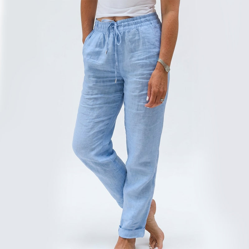⏳Limited-time 50% off🌸Women's Elastic Waist Cotton Linen Casual Pants