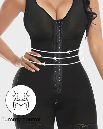 🥳2026 HOT SALE🥳💞50K+ SOLD!🌸🕊️ 50% OFF! High‑Compression Body Shaper – Double‑layer tummy control, butt‑lift design. Soft mesh, wide straps & 3‑row hooks. Smooths & shapes for daily confidence. 👗✨