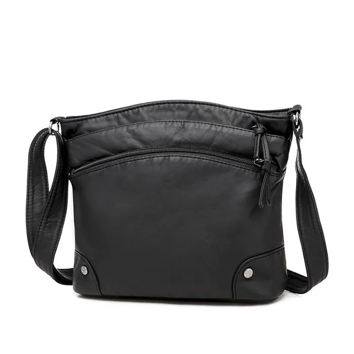 ✨Hot Sale 49% Off🌸Soft Leather Messenger Multi Pocket Large Capacity Shoulder Bag