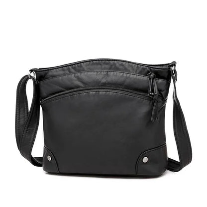 ✨Hot Sale 49% Off🌸Soft Leather Messenger Multi Pocket Large Capacity Shoulder Bag