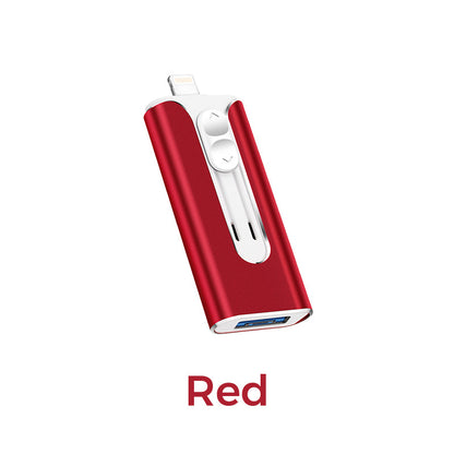 🔥 Hot Sale 50% OFF 🔥4-in-1 MFi Certified USB Flash Drive with Type-C Adapter for iPhone/Android/PC
