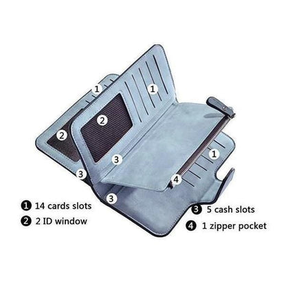 🔥HOT SALE 49% OFF🔥RETRO GLAMOROUS MULTIPLE SLOTS WOMEN WALLETS (RFID)