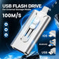 🔥 Hot Sale 50% OFF 🔥4-in-1 MFi Certified USB Flash Drive with Type-C Adapter for iPhone/Android/PC