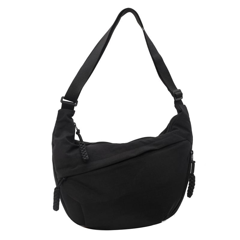 🔥Designer Direct Sales👜Women's Fashion Plain Color Nylon Crossbody Hobo Bag