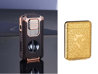 🎁New Year gifts🎊5-in-1 Refillable Cigar Torch Lighter with Cutter✨Buy 2, Free Shipping 🚚