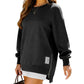 ✨ Easy Everyday Comfort | Women's Half-Zip Long-Sleeve Sweatshirt Dress