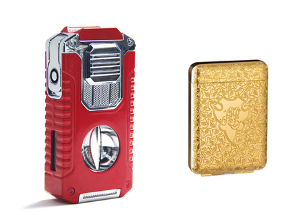 🎁New Year gifts🎊5-in-1 Refillable Cigar Torch Lighter with Cutter✨Buy 2, Free Shipping 🚚