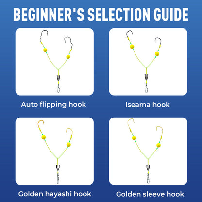 🪝🐟Buy 3 Get 2 Free 🎁Reverse Bottom Fishing Rig Hook