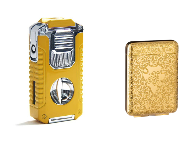 🎁New Year gifts🎊5-in-1 Refillable Cigar Torch Lighter with Cutter✨Buy 2, Free Shipping 🚚