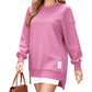 ✨ Easy Everyday Comfort | Women's Half-Zip Long-Sleeve Sweatshirt Dress