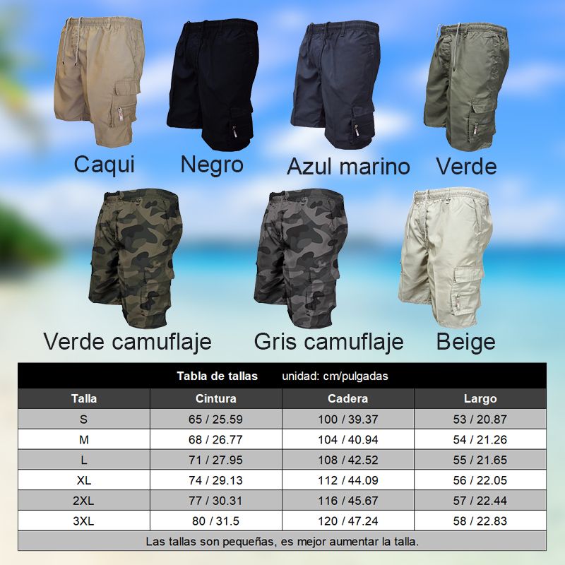 Men's Zipper Pockets Hiking Athletic Running Shorts
