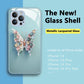 🔥2023 Hot Sale🔥Flat 3D Butterfly Pattern Glass Cover For iPhone