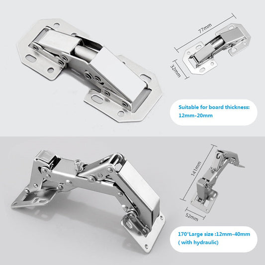 🔥Limited Time 50% Off 🔥Easy installation of bridge-shaped door hinges  -Cabinet hinges