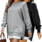 ✨ Easy Everyday Comfort | Women's Half-Zip Long-Sleeve Sweatshirt Dress