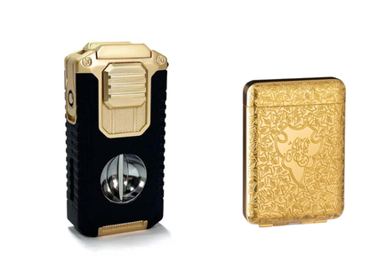 🎁New Year gifts🎊5-in-1 Refillable Cigar Torch Lighter with Cutter✨Buy 2, Free Shipping 🚚