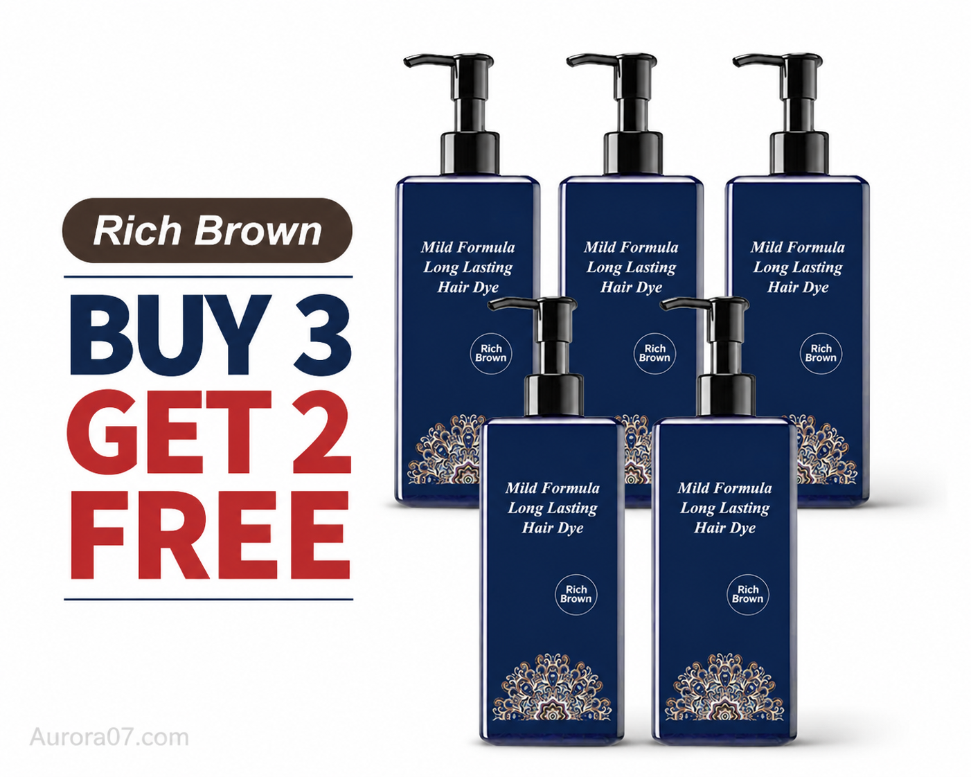 💞BUY 2 GET 1 FREE💞🌿Plant-Based Hair Coloring Cream - Mild Formula Long Lasting