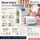 💐 BUY 2, GET 1 FREE!🧳No‑Pump Vacuum Storage Bags – Press & seal, no pump needed. Saves 80% space, keeps clothes dry & dust‑free. Perfect for bulky bedding & off‑season gear. 🛏️🗄️
