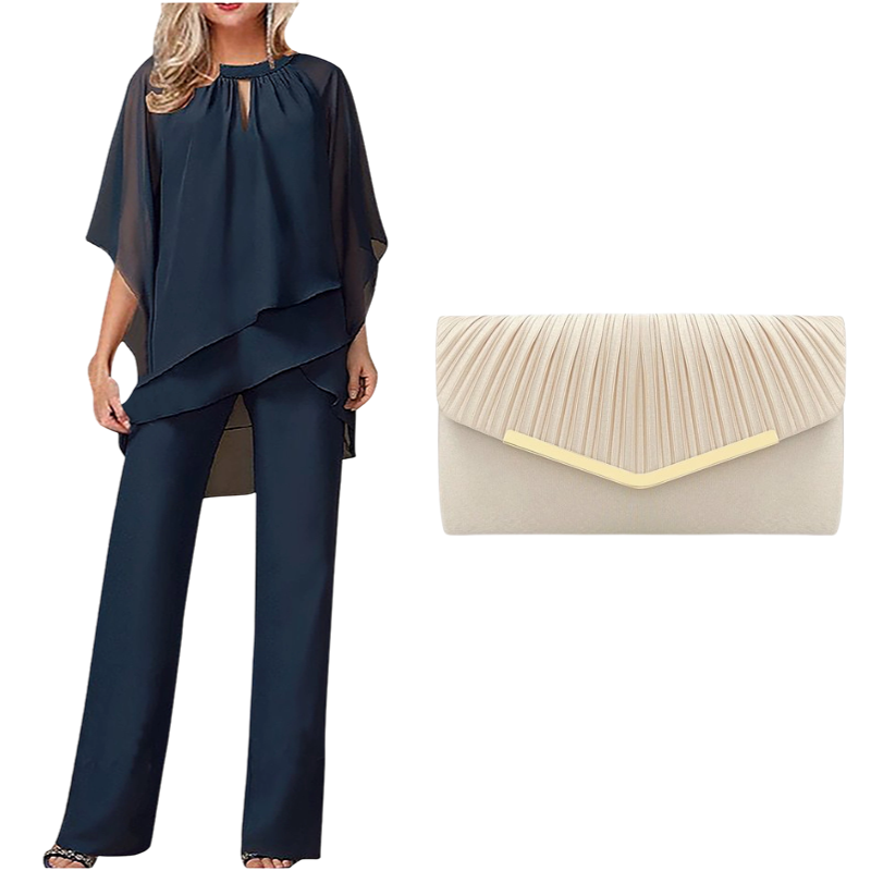 ⏳Time-Limited Special⏰Elegant Asymmetrical Two-Piece Pant Set