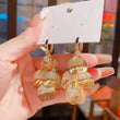 🍀Women’s Layered Leaf Hoop Dangle Earrings