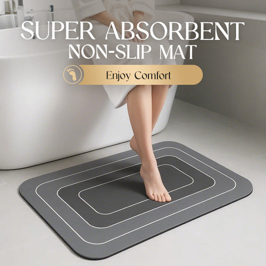 🥳Limited time hot sale🔥Non-Slip & Super Absorbent Floor Rugs🦶