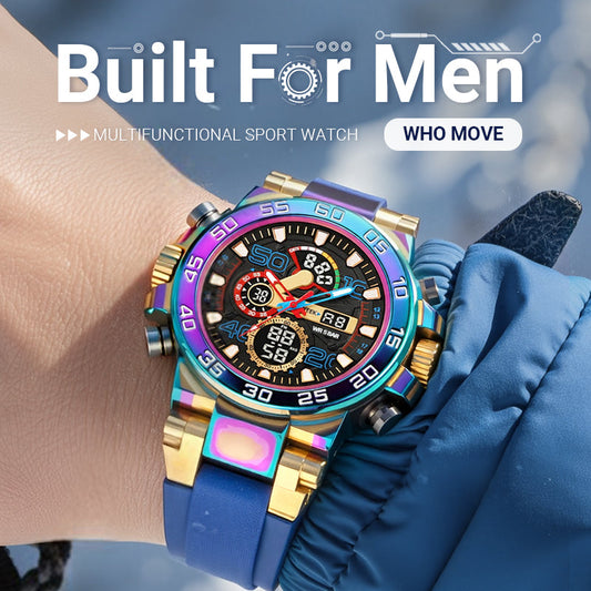 ⌚ 50% OFF! ✨ MULTIFUNCTION LED WATCH - Waterproof & Digital Display, 7 Sports Modes with Sleep Monitor, Perfect for Outdoor and Daily Use 🌟🔋