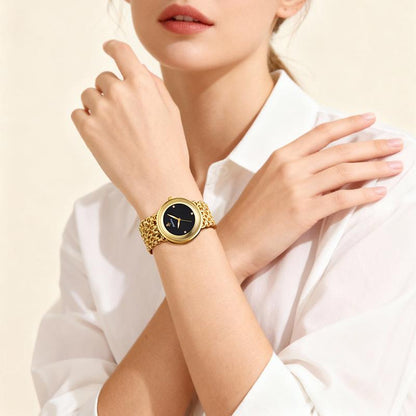 ⏳Time-Limited Special⏰Luxury Round Bracelet Watch Fashionable Women's Wristwatch