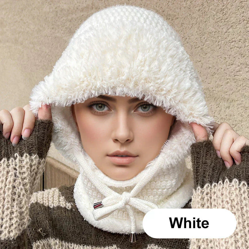 🔥Hot Sale 49% OFF🎁Women's Winter One-Piece Knitted Beanie Scarf Mask 4-in-1 Balaclava
