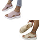 👡 Breathable knitted platform sandals for women – lightweight & comfortable