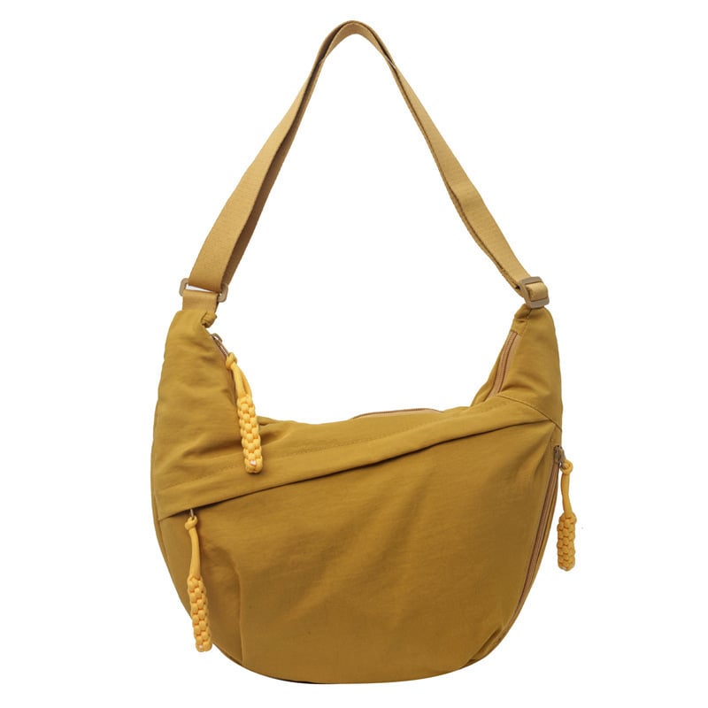 🔥Designer Direct Sales👜Women's Fashion Plain Color Nylon Crossbody Hobo Bag