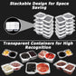 🔥HOT SALE 50% OFF🔥Double Compartment Snack Containers With Lids