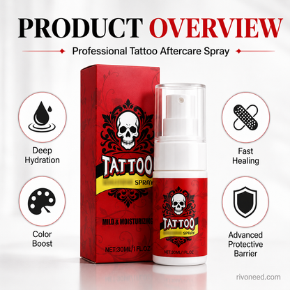 💪50% OFF | Tattoo Aftercare Moisturizing Spray 💧 Hydrating Mist for Vibrant & Healthy Ink