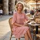 🎁 50% OFF! Women's Elegant Layered Ruffle Sleeve Dress – Effortless Style for Every Occasion 💃