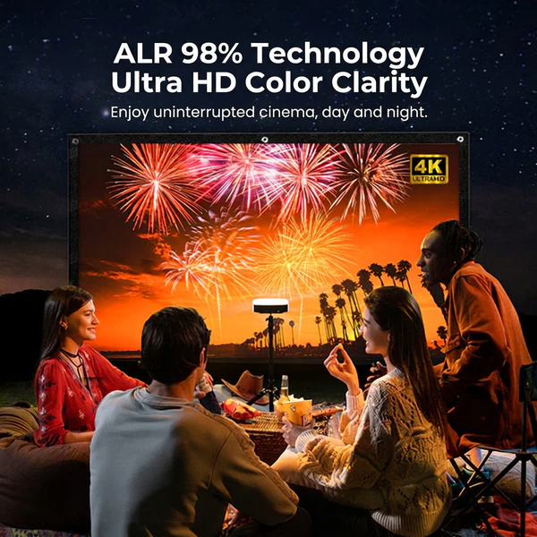 🔥New Arrivals Now on Sale-Portable Projector 4K Anti-Light Folding Screen