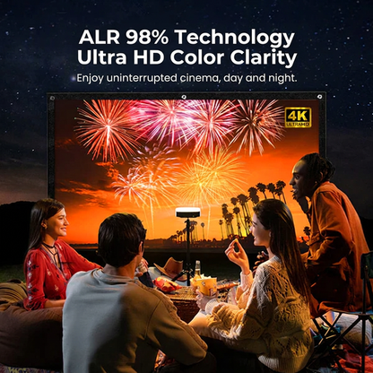 🔥New Arrivals Now on Sale-Portable Projector 4K Anti-Light Folding Screen