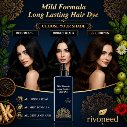 💞BUY 2 GET 1 FREE💞🌿Plant-Based Hair Coloring Cream - Mild Formula Long Lasting