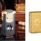 🎁New Year gifts🎊5-in-1 Refillable Cigar Torch Lighter with Cutter✨Buy 2, Free Shipping 🚚