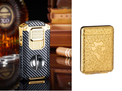 🎁New Year gifts🎊5-in-1 Refillable Cigar Torch Lighter with Cutter✨Buy 2, Free Shipping 🚚