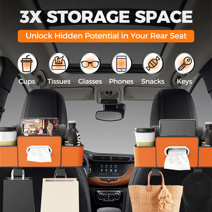🎁Last day to get 50% off✨Multifunctional & Waterproof Car Back Seat Organizer