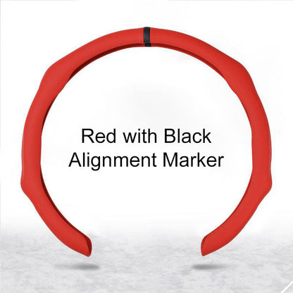 🏆 50K+ SOLD! – Almost Gone💥-✨ Nappa Leather car steering wheel cover