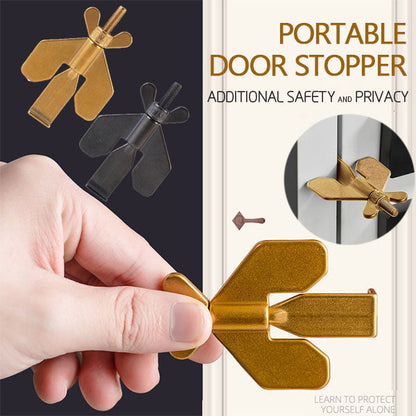 🔥A must-have for the lady who lives alone!🔥Portable Travel Safety Door Stopper